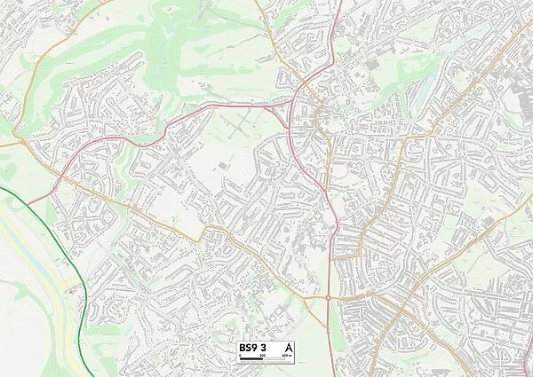 Bristol BS9 3 Map