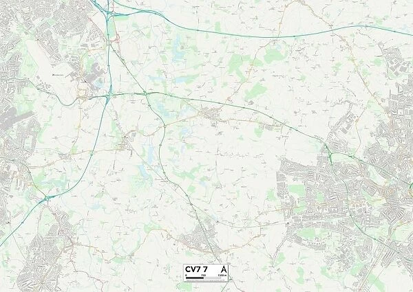 Coventry CV7 7 Map