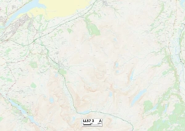 Gwynedd LL57 3 Map