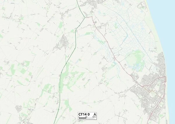 Kent CT14 0 Map