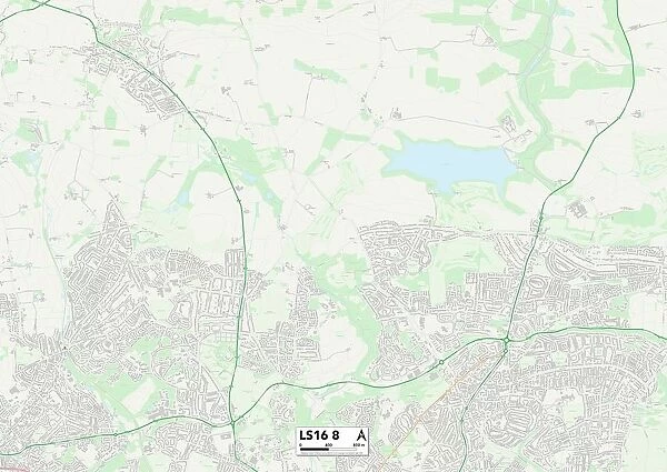 Leeds LS16 8 Map