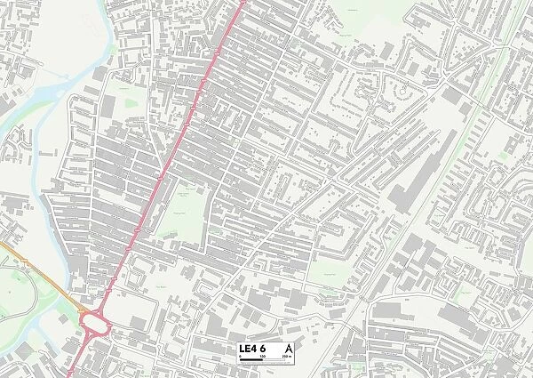 Leicester LE4 6 Map
