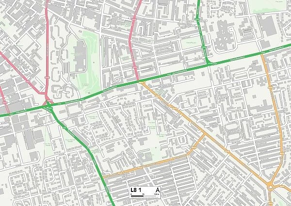 Liverpool L8 1 Map