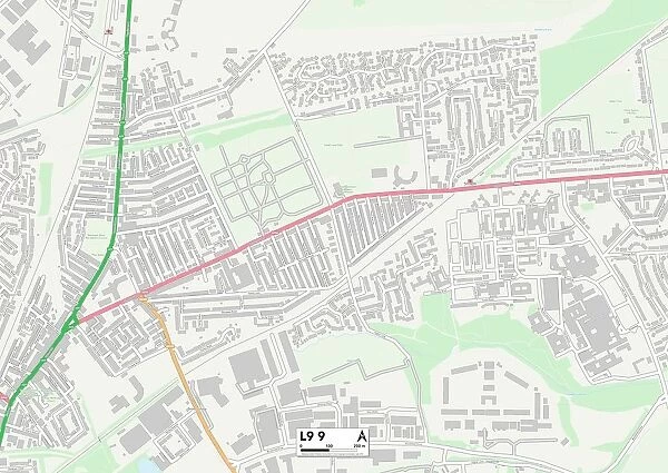 Liverpool L9 9 Map