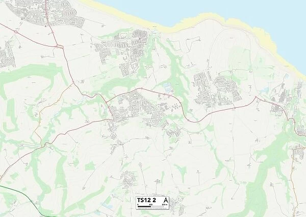 Redcar & Cleveland TS12 2 Map