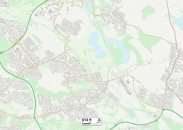 Sheffield S13 9 Map