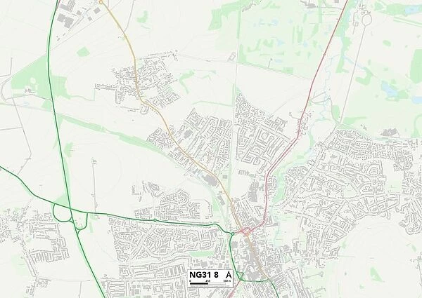 South Kesteven NG31 8 Map