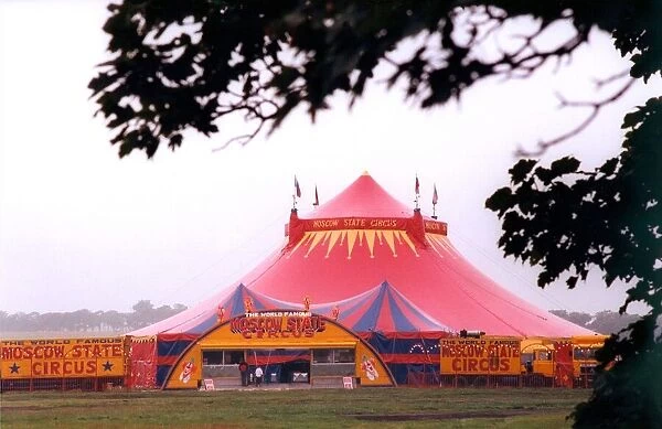 The big tent of the Moscow State Circus on Newcastles Town Moor