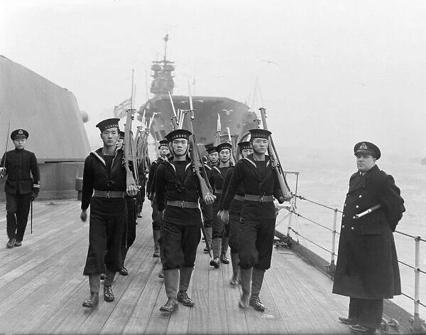 Chinese sailors train with Royal Navy at Devonport. February 1947 006806  /  4