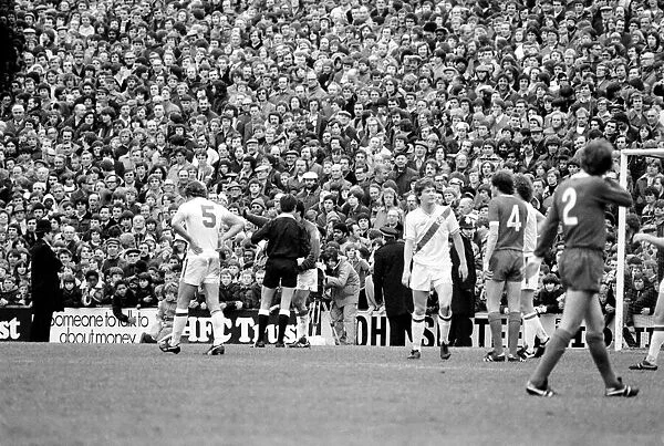 English Division 1 Football. Crystal Palace 0 v. Liverpool 0. April 1980 LF03-06-057