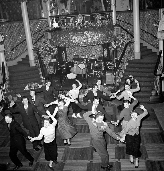 Glasgow Sinners, dancers at the Cafe de Paris. March 1957 J1943
