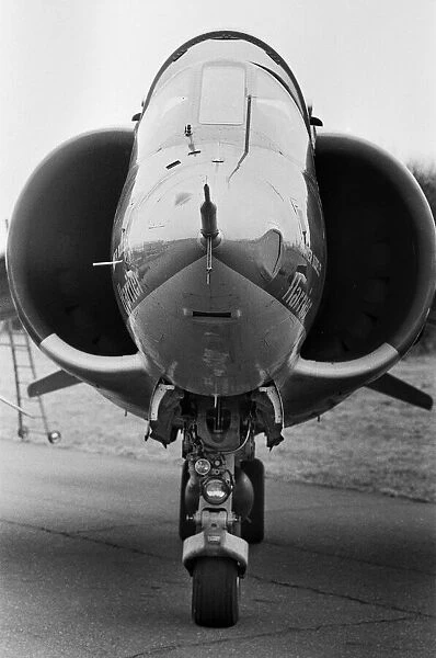 The Hawker Siddeley Harrier, the worlds first operational vertical take-off close