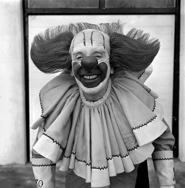 Max King as Bozo the clown as shown on American television. December 1969 Z12545