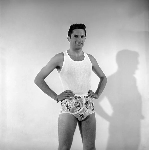 Mens Fashion: Mens clothing underwear. 1965 B1a-008