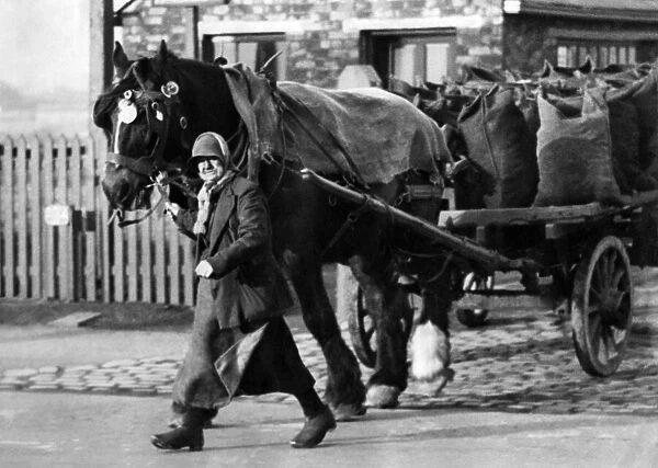 Miss Hannah Turner of Shevington near Wigan, with her horse