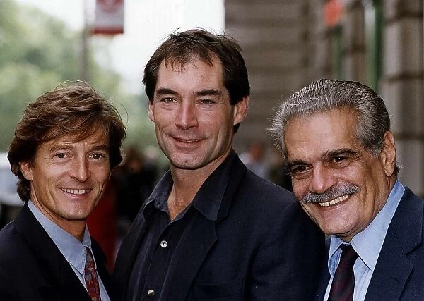 Nigel Havers Timothy Dalton and Omar Sharif in the new programme for SKY TV Red Eagle