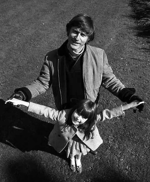 Roddy McDowall with young actress Virginia Tingwell daughter of Australian Actor Charles