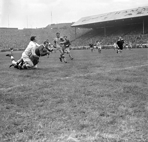 Rugby League: Wakefield v. Wigan. June 1960 M4449