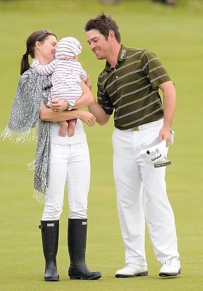 The Open Winner Louis Oosthuizen With Wife Nel-Mare