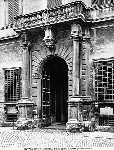 Doorway of Palazzo Sciarra in Rome