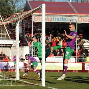 Bristol City's Luke Ayling Scores Headers Past Crawley Town's Lewis Price