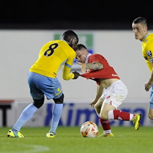 Intense Rivalry: Monelle vs. Boateng Clash in Bristol City U21s vs Crystal Palace U21s Football Match