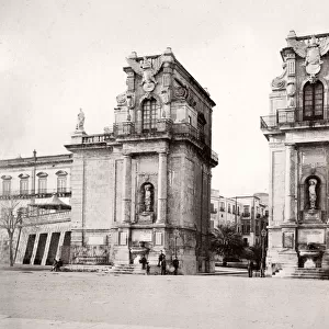 19th century Italy - Porta Felice, Palermo, Italy