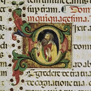 Abraham. Medieval manuscript