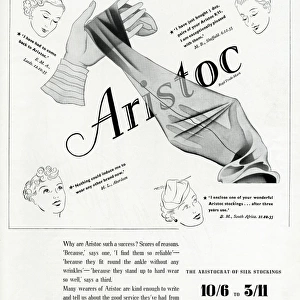 Advert for Aristoc stockings 1936