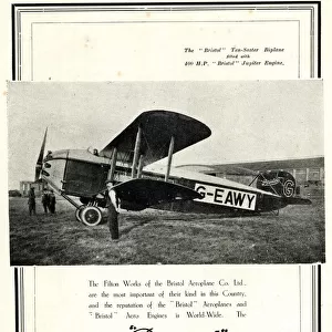 Advert, Bristol Aeroplane Company Ltd