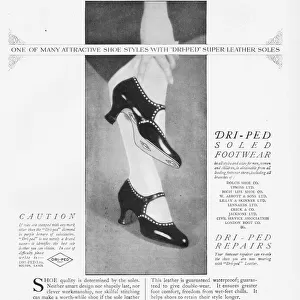 Advert for Dri-ped soled footwear, 1925