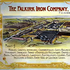 Advert, The Falkirk Iron Company, Falkirk, Scotland