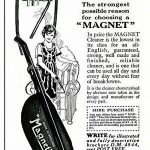 Advert for Magnet Electric cleaner 1929
