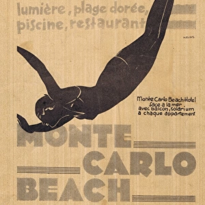 Advert for Monte Carlo Beach Hotel, 1931