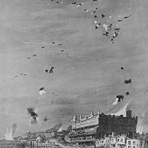 Air Raid over Southend, 1917, WW1