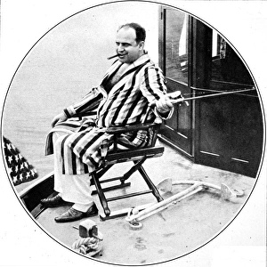 Al Capone on vacation, c. 1930
