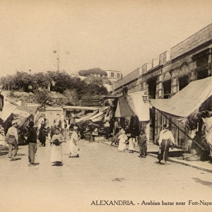 Alexandria, Egypt - Arabian Bazaar near Fort Napoleon