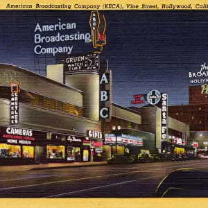 American Broadcasting Company, Vine Street, California, USA