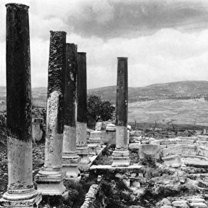 Ancient ruins at Samaria, West Bank