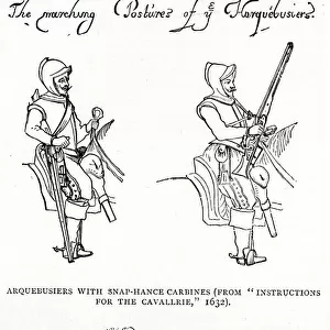 Arquebusiers (infantrymen armed with arquebuses, a form of long gun