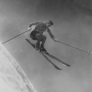 Athletic Skier