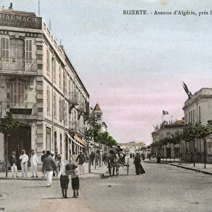 Avenue d Algerie, Bizerte (Bizerta), Tunisia, North Africa