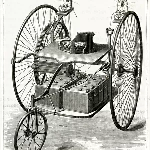 Ayrton & Perrys electric tricycle 1883