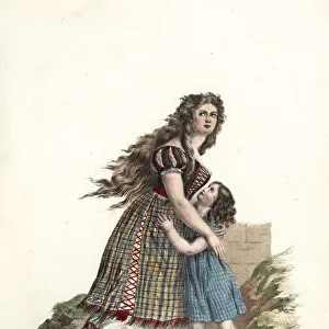 Ballerina Marie Cheza in the ballet-pantomime Jenny, 1824