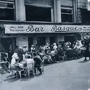 Bar Basque at Biarritz, 1934