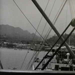 On board SS Lady Rodney, Dominica, West Indies