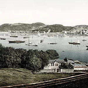 Boats in the Bay of Oban, Scotland