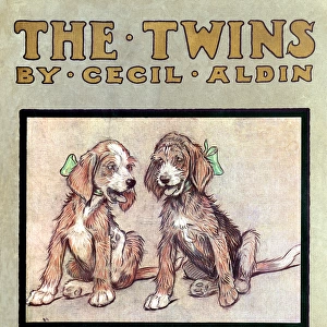 Book cover design, The Twins by Cecil Aldin