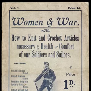 Book of patterns: Women & War - How to knit and crochet