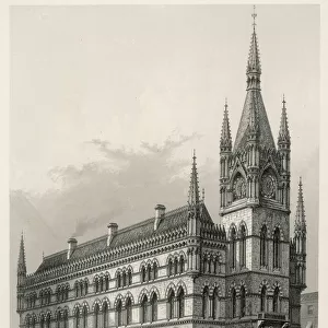 Bradford Town Hall 1870S